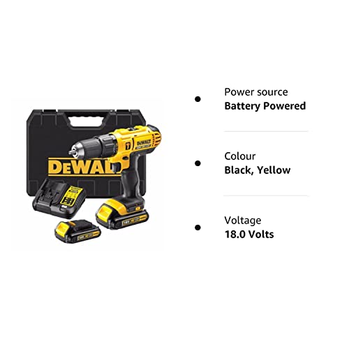 DEWALT 18V Combi Drill X2 Upgraded 1.5AH Batteries Fast Charger,Latest T STAK CASE*Complete KIT
