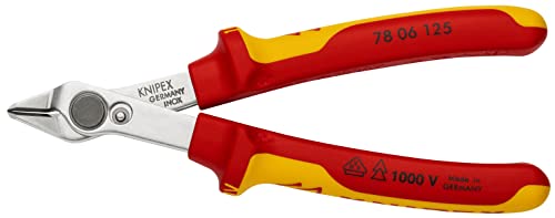 Knipex Electronic Super Knips® VDE insulated with multi-component grips, VDE-tested 125 mm 78 06 125