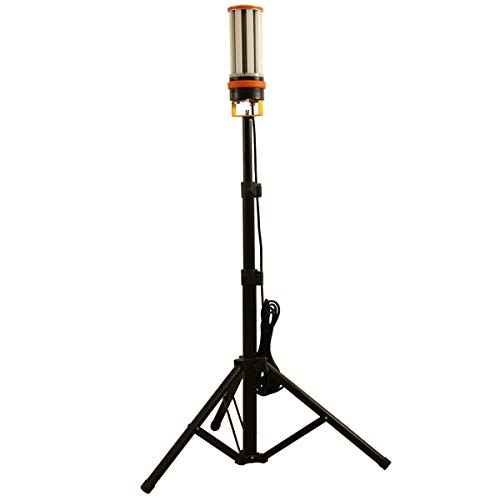Choen 240V 60W Led Tripod Work Light Site Light,6500 Lumen 360°Lighting for Contractor and Family.Also Used for Outside Event/Pary