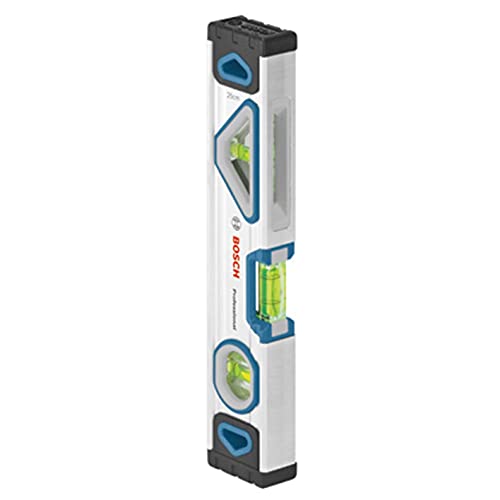 Bosch Professional 25 cm spirit level with magnet system (all-round readability, aluminium housing, robust end caps) – Amazon exclusive