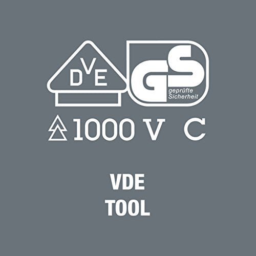 Wera 160 i/165 i/7 VDE Kraftform Lasertip screwdriver Set, SL/PZ, 7pc, 05006148001