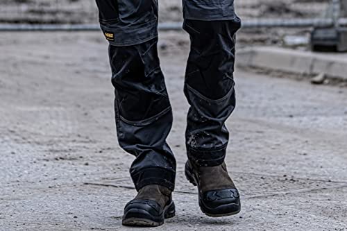 DEWALT East Haven Leather Safety Dealer Boot - Water Resistant Safety Work Boots (uk_footwear_size_system, adult, men, numeric, medium, numeric_10), Brown