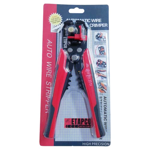 Wire Stripper - Plier 3 in 1 Hand Tool, Terminal Crimper, Cable Cutters, Wire Strippers Electrical, Cable Stripper Tool - Wire Strippers, for Adjustable Rotary Switch Self Adjusting - Cable Stripper