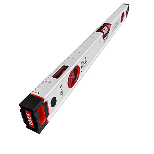 CE Tools 600mm (24in) Red Edge Spirit Level, High Precision Spirit Level