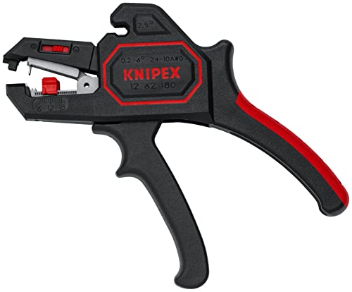 Knipex Automatic Insulation Stripper 180 mm (self-service card/blister) 12 62 180 SB