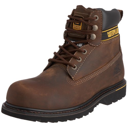 Cat Holton Sb, Men SRC Work Boots, Brown (Dark Brown), 10 UK (44 EU)
