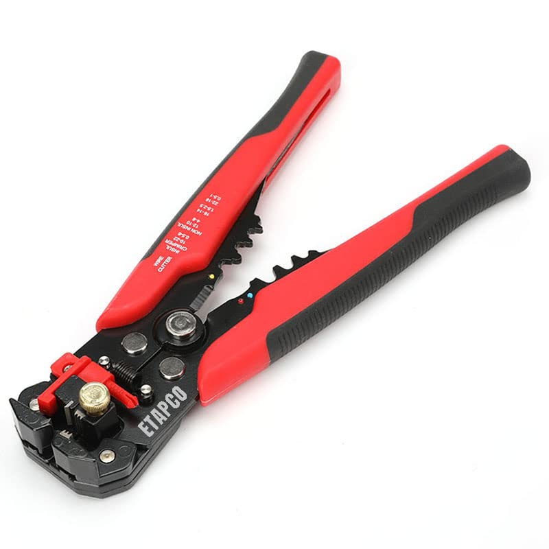 Wire Stripper - Plier 3 in 1 Hand Tool, Terminal Crimper, Cable Cutters, Wire Strippers Electrical, Cable Stripper Tool - Wire Strippers, for Adjustable Rotary Switch Self Adjusting - Cable Stripper